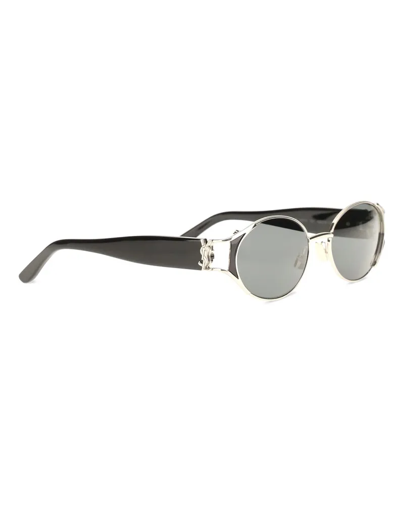 Saint Laurent Women's M919 Sunglasses Gold Black Acetate; Metal Gold