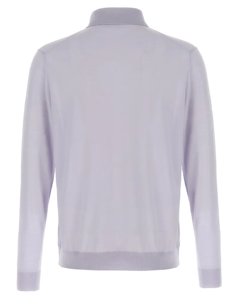Kiton Ciro Polo Shirt — Lavender Lavender