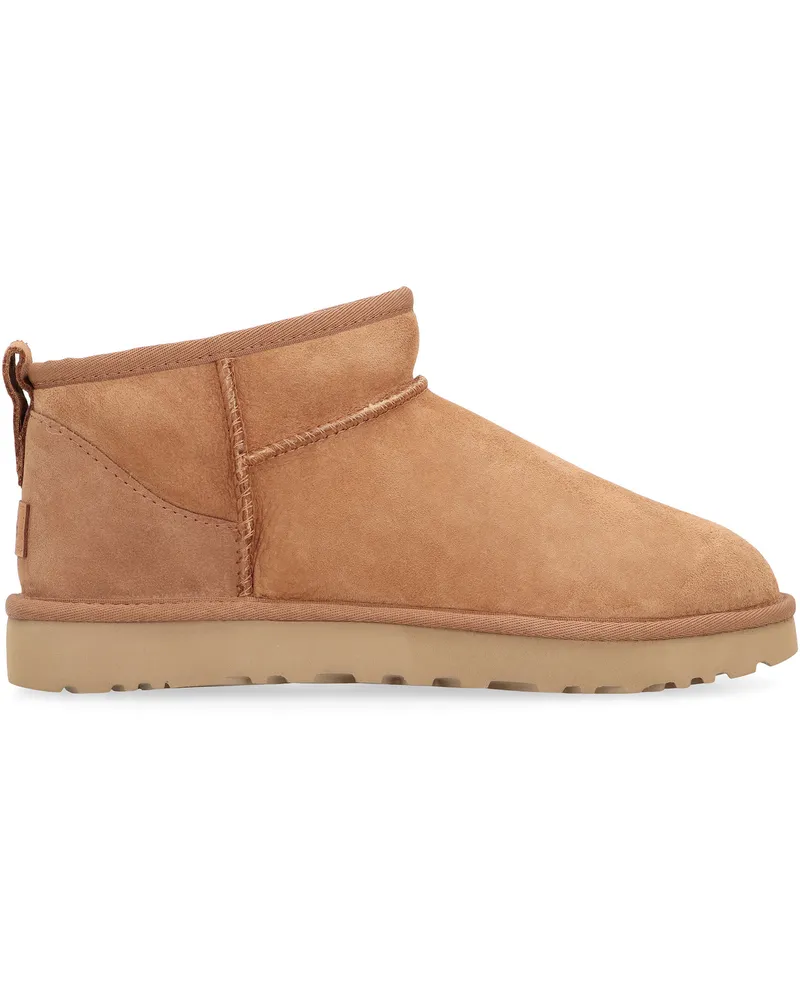 UGG Women's Classic Ultra Mini Ankle Boots Brown Brown