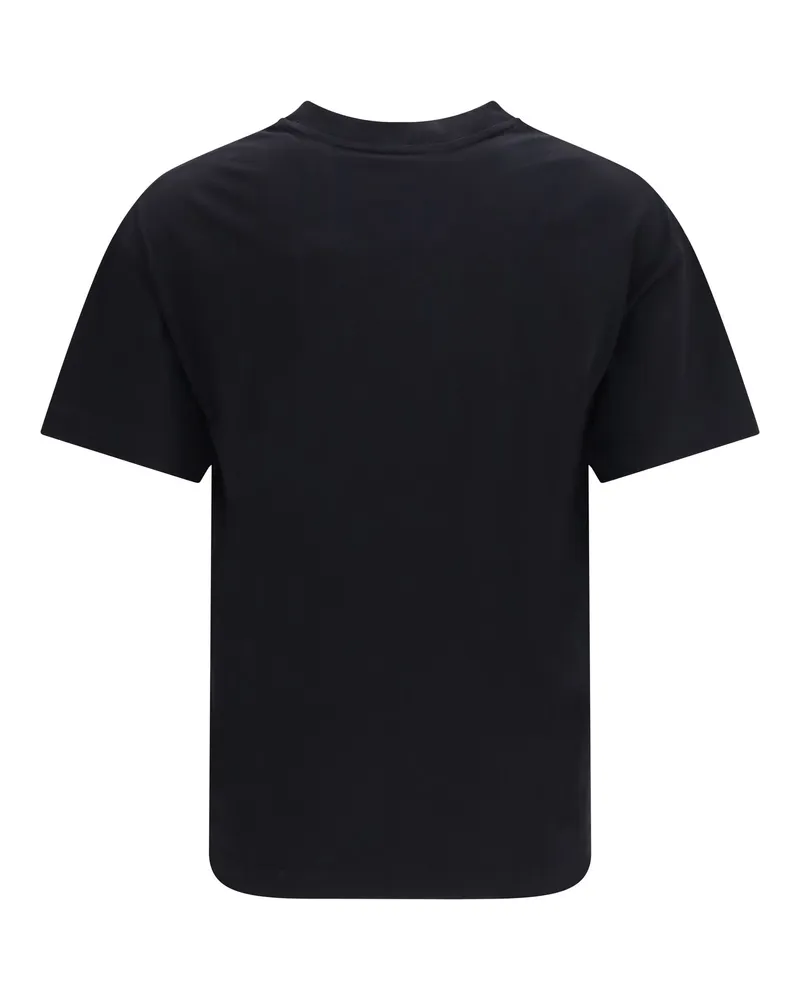 Palm Angels Palm Tree Logo Print T-Shirt — Black Black
