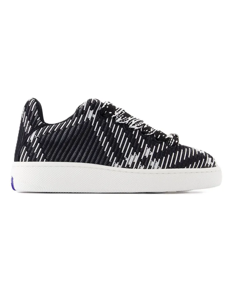 Burberry Women's Ribbed Knit Sneaker Black Black