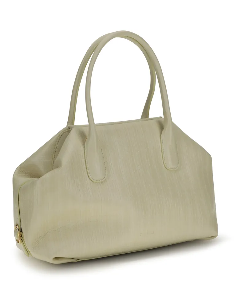 THEMOIRÈ Women's Tallia Trank Medium Shoulder Bag Rutabaga Polyurethane Beige