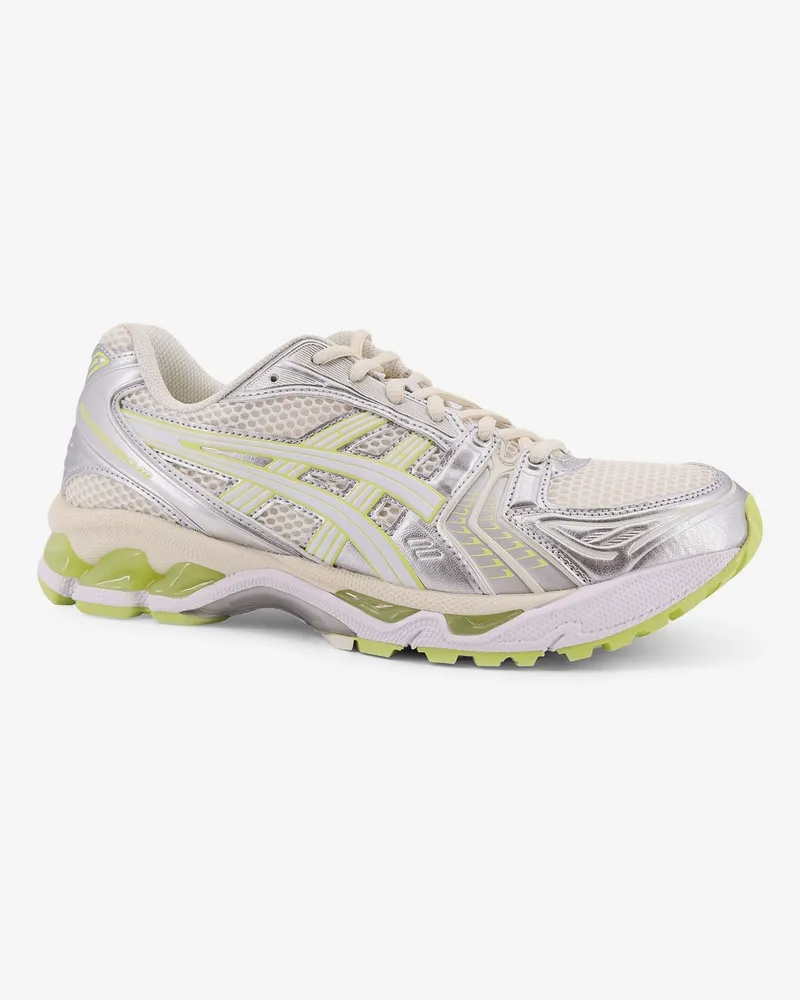 Asics Men's Sneakers Gel-Kayano 14 Silver Mesh Mesh-Rubber Trainers Mesh/rubber Silver