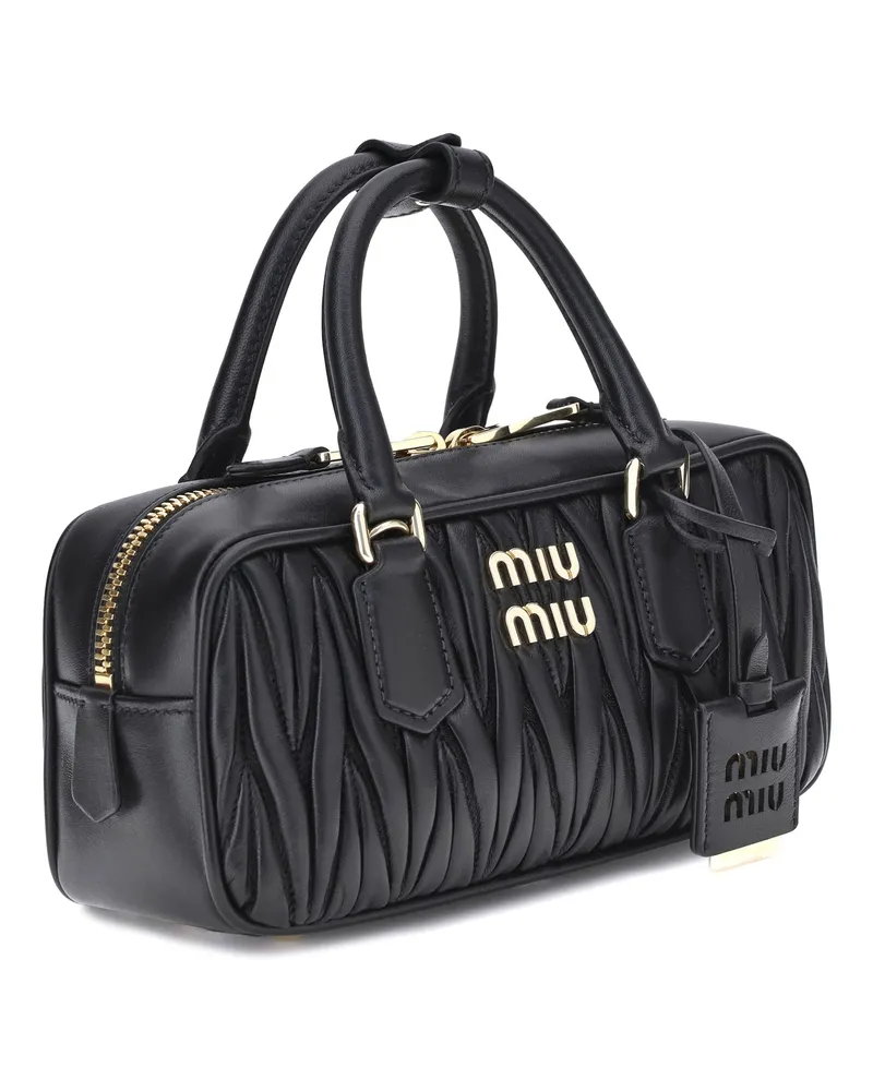 Miu Miu Arcadie Shoulder Bag — Black Black