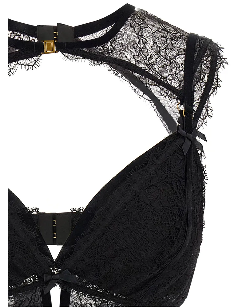 Zimmermann Valiant Bodysuit — Black Black