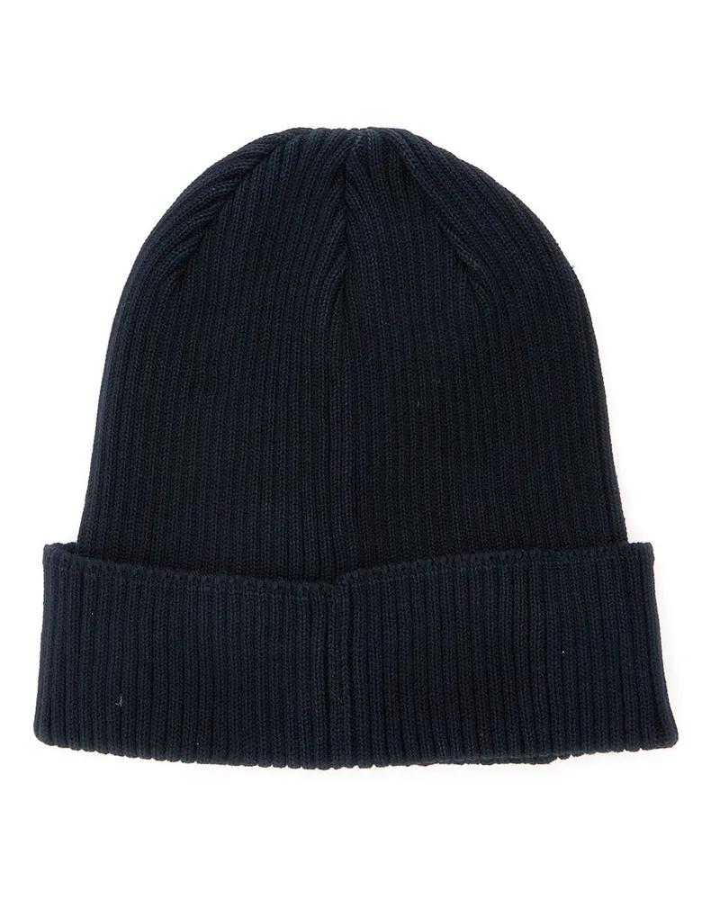 C.P. Company Men's Hat With Google Detail Blue Cotton Navy