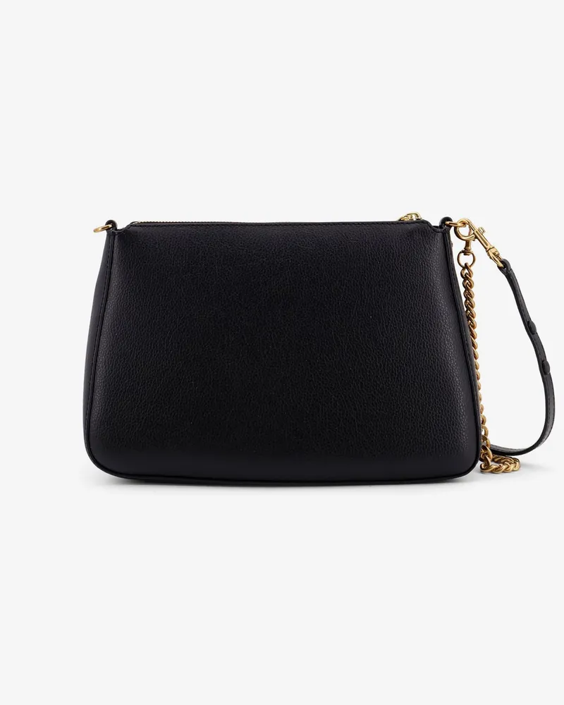 Tory Burch Women's Shoulder Bag Perry Leather Black Black