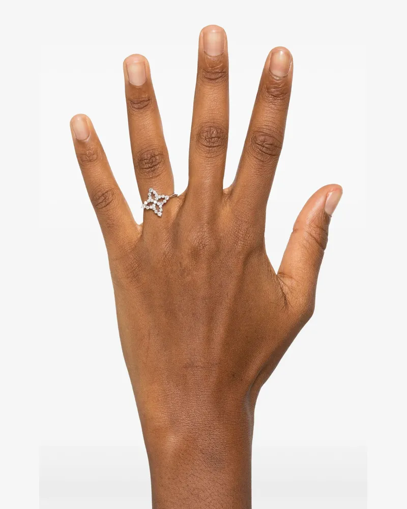 Roberto Coin Women's 18k White Gold Diamond Ring Aw25 W White