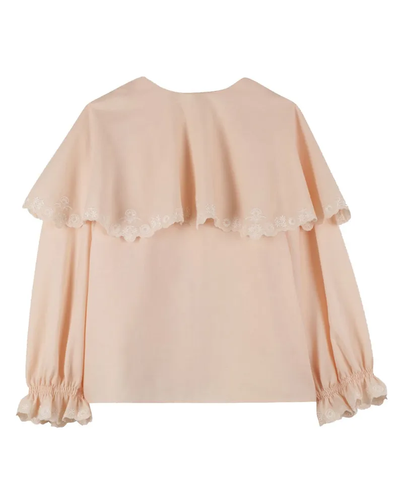 Chloé Pure Cotton Blouse — Pink Pink