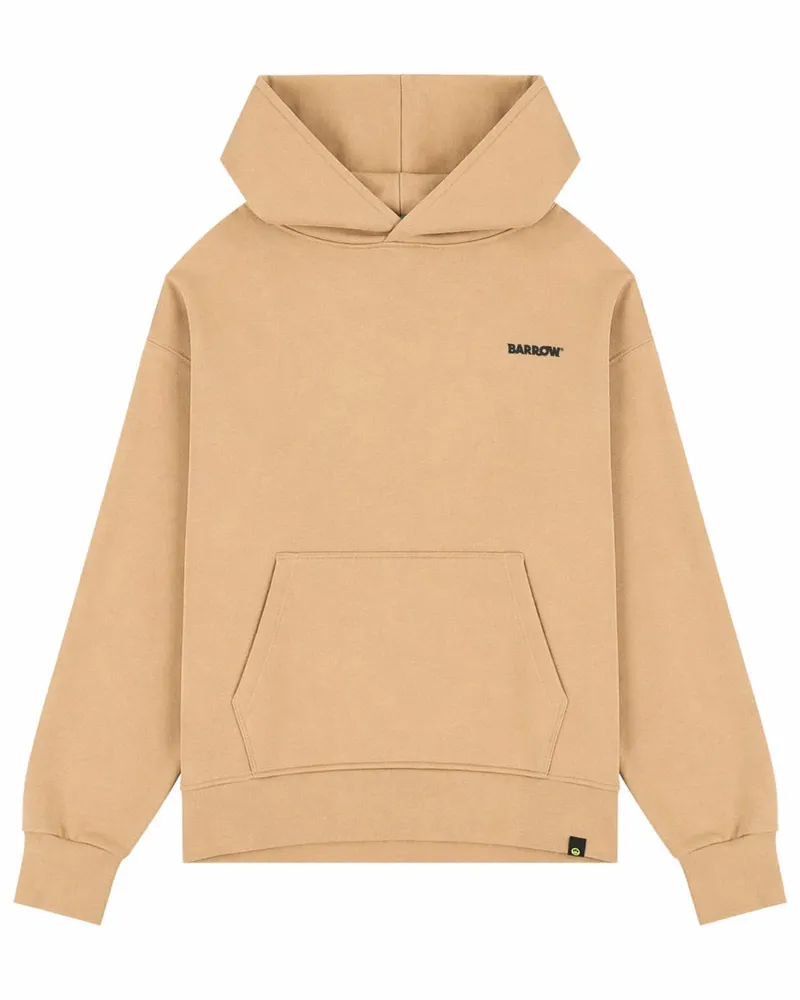 BARROW Oversize Cotton Sweatshirt — Beige Beige