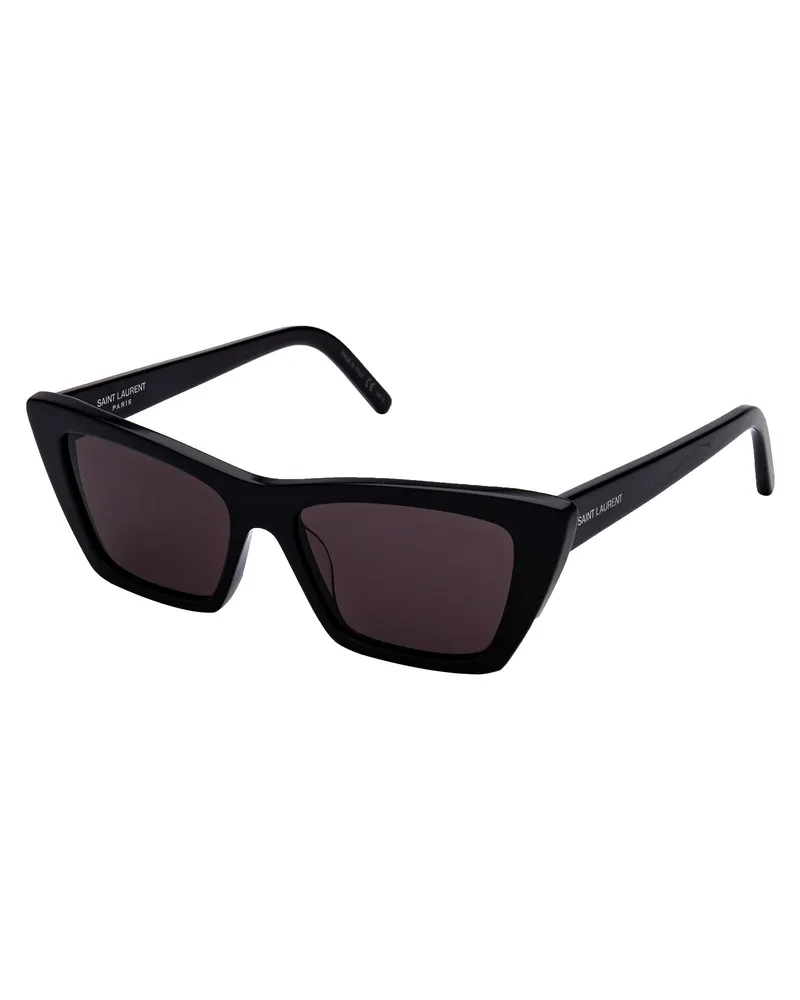 Saint Laurent Women's Sunglasses Sl276 Mica Black-Grey Acetate Black-Black-Grey Black/black/grey Black