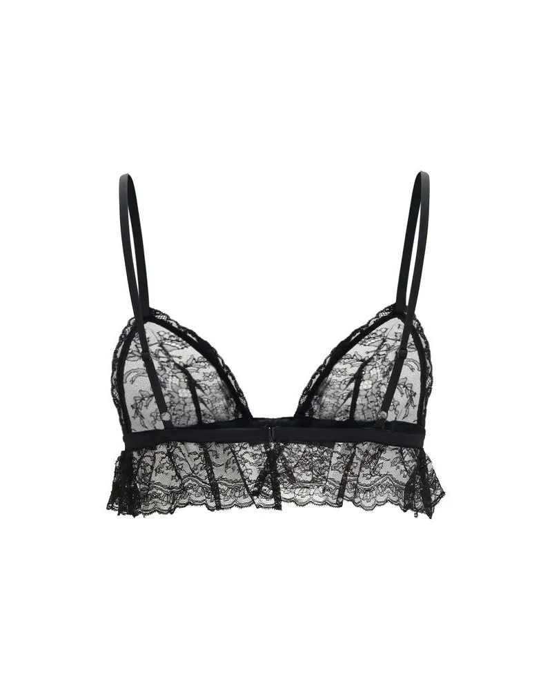 Dolce & Gabbana Women's Black Cotton Bra Clothing Black