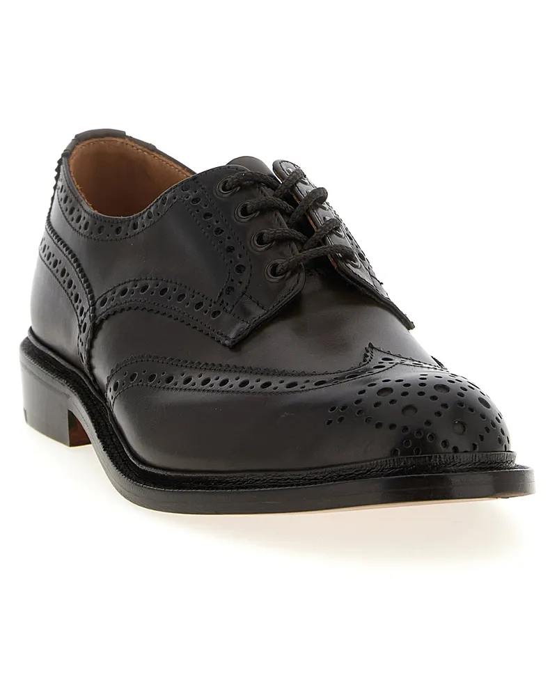 Tricker's Oxford — Black Black
