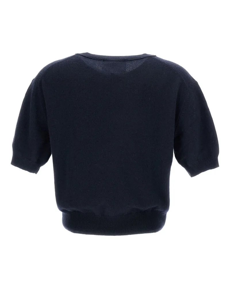 Lisa Yang Genevra Sweater — Navy Navy