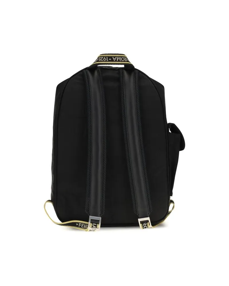 Fendi Climb Nylon Backpack — Black Black