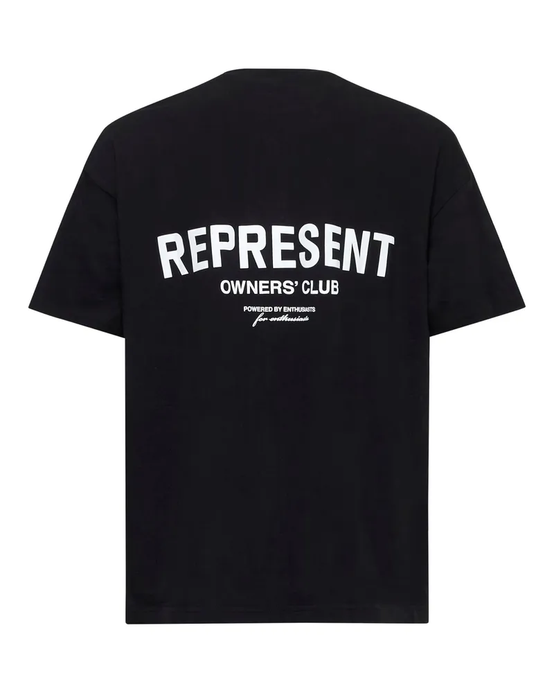 REPRESENT Men's T-Shirt Owners Club Black Cotton T-Shirts And Polos Black