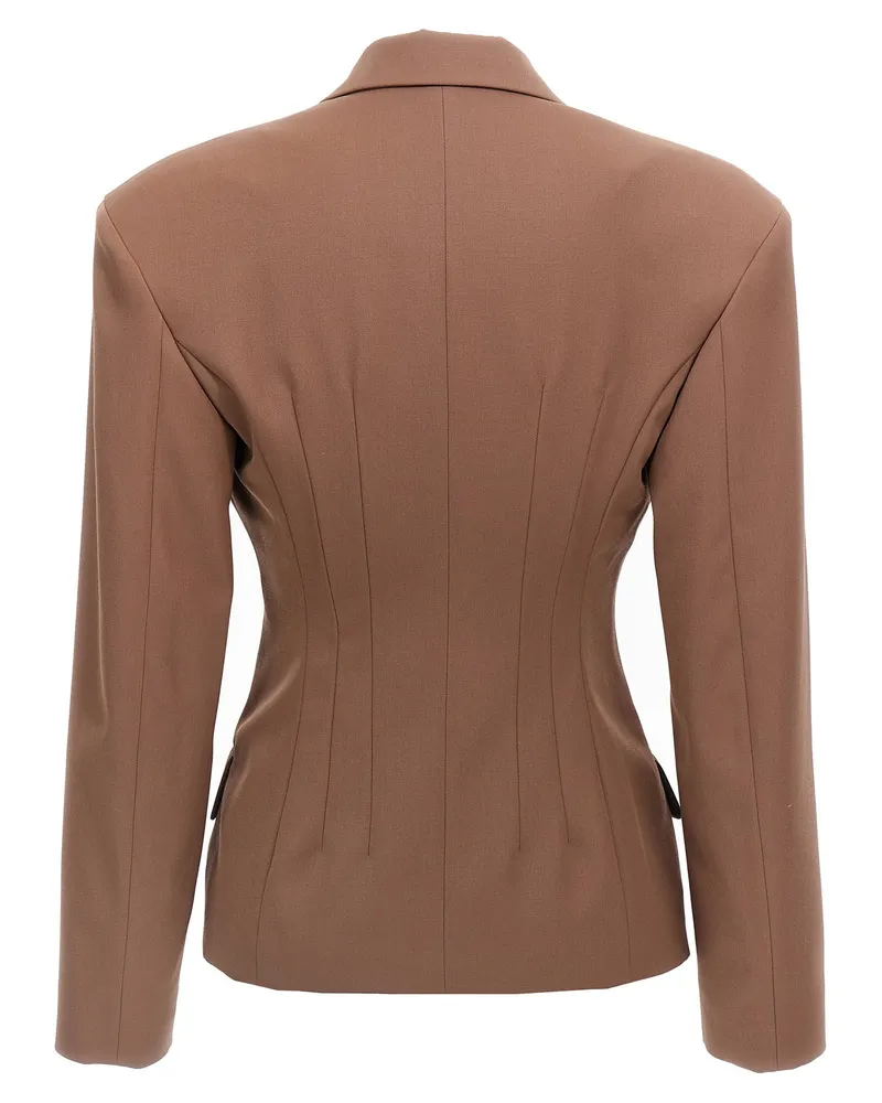 Dries van Noten Blazer — Taupe Taupe