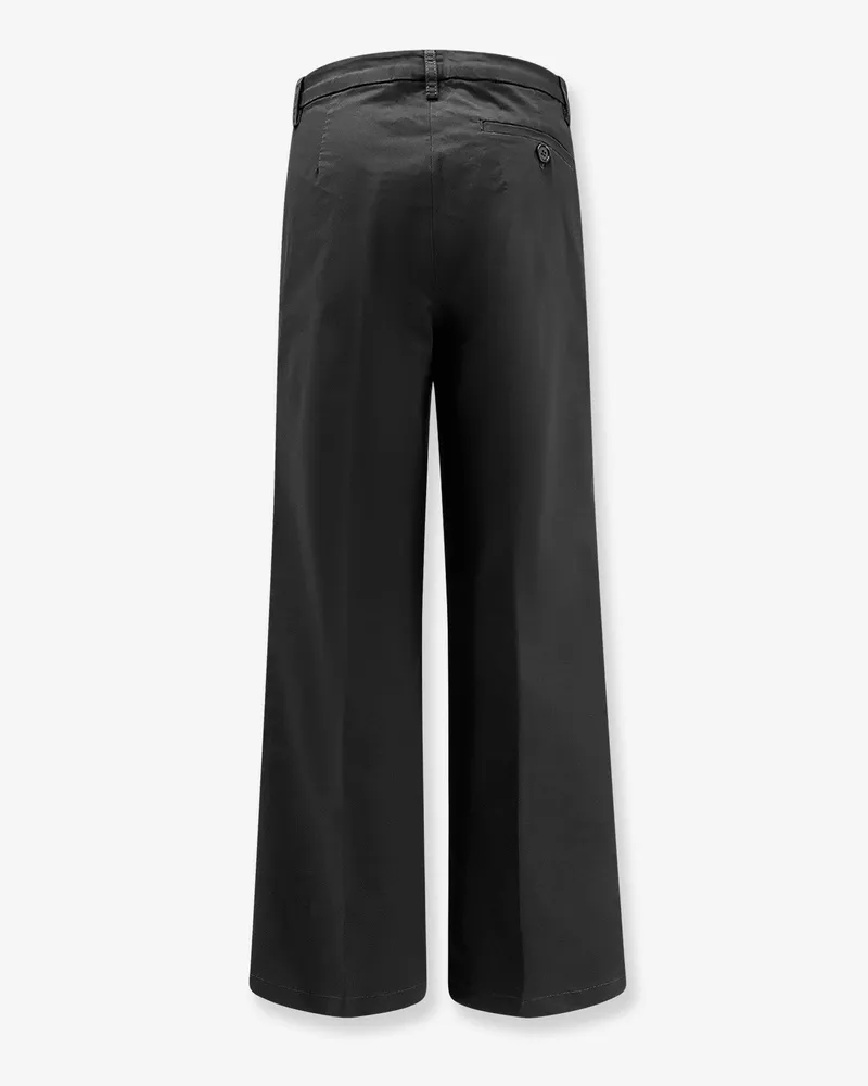 ASPESI Women's Trousers Stretch Cotton Black Black