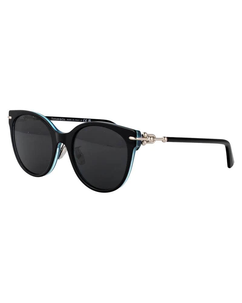 Tiffany & Co. 0TF4223D Acetate Cat-Eye Sunglasses — Black Black