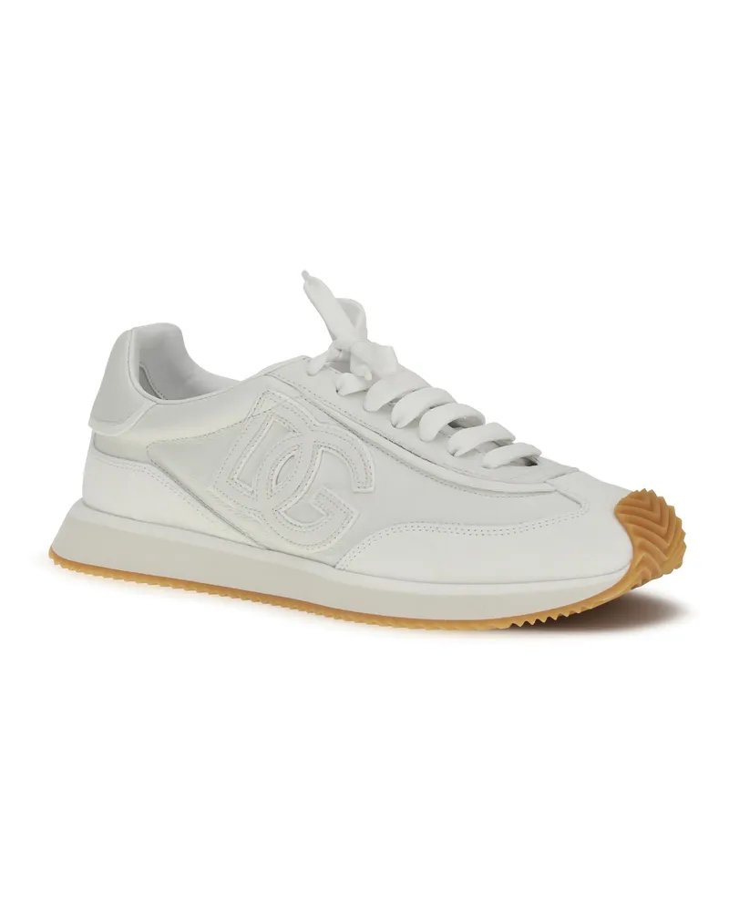 Dolce & Gabbana Men's Dg Cushion Sneakers Bianco-Bianco Bianco/bianco White