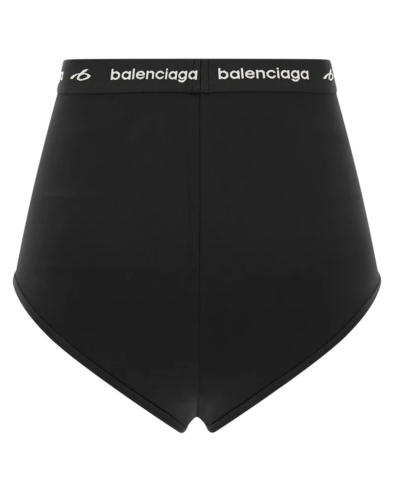 Balenciaga Women's Black Polyamide Briefs Clothing Black