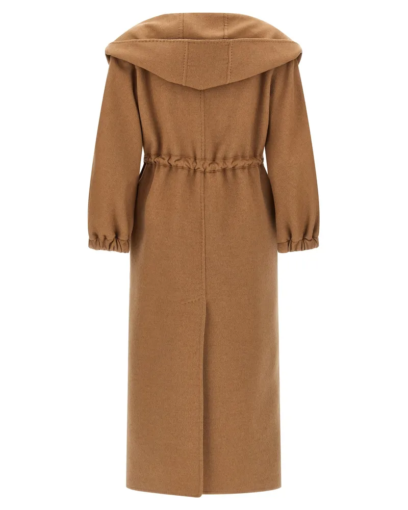 Max Mara Women's Brown Wool Coat Clothing Brown