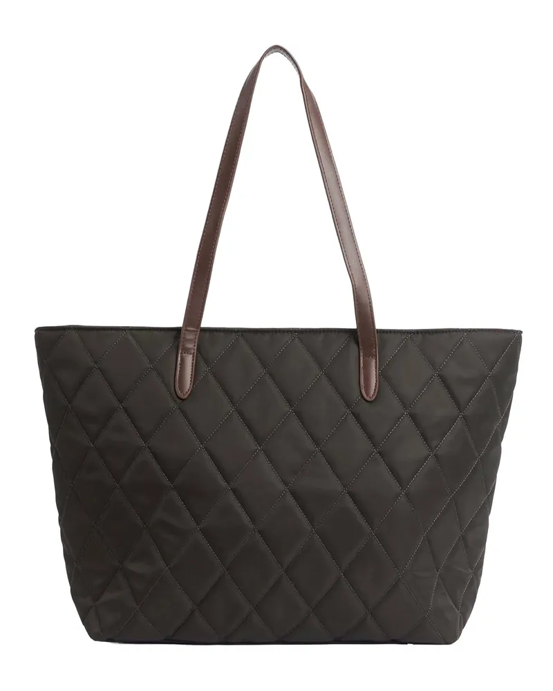 Barbour Quilted Nylon Tote Bag — Green Green