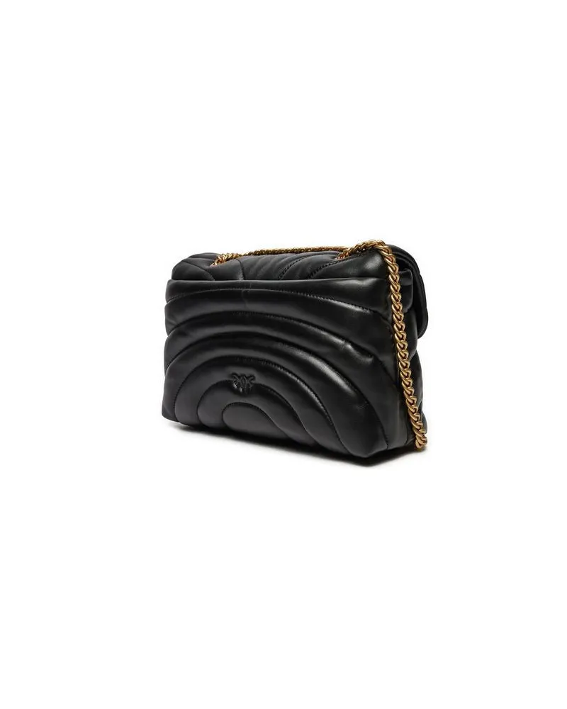 Pinko Love Puff Crossbody Bag — Black Black