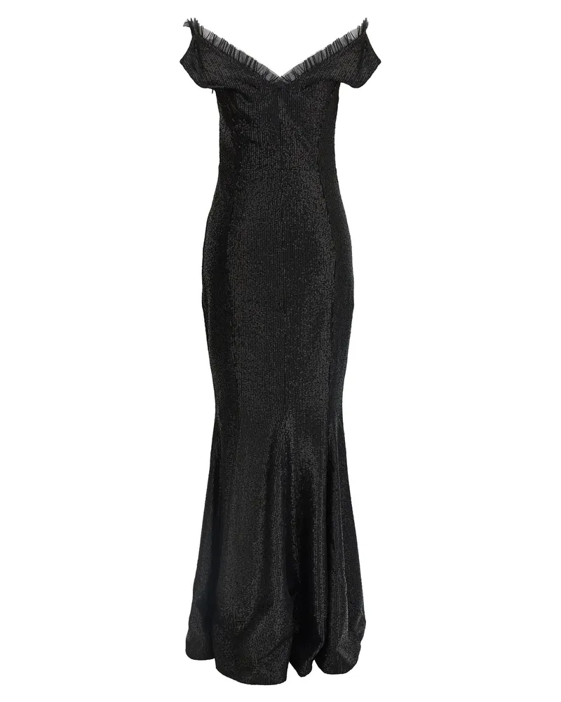Norma Kamali Women Black Polyester Long Dress Black