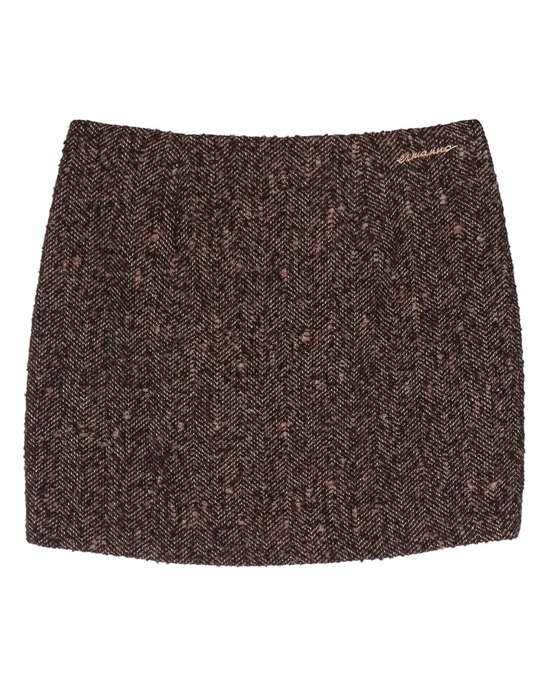 Ermanno Scervino Spigata Skirt — Brown Brown