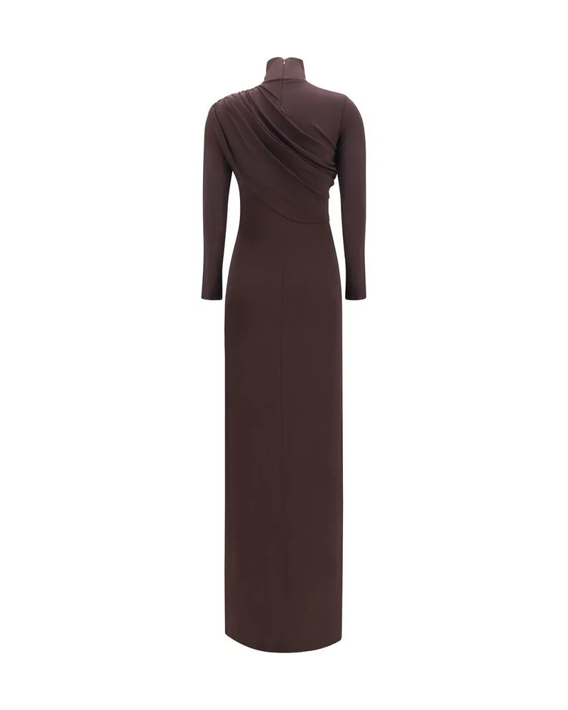 Courrèges Twist Dress — Brown Brown