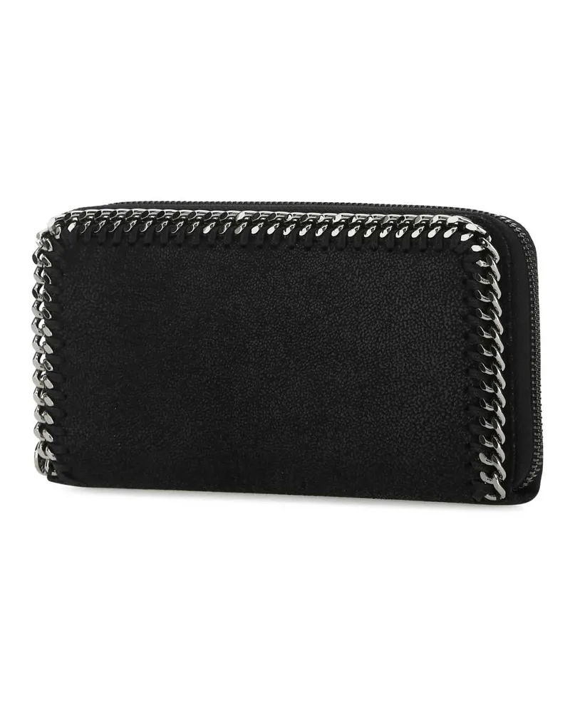 Stella McCartney Women's Black Shaggy Deer Falabella Wallet 1000 Portafogli Black
