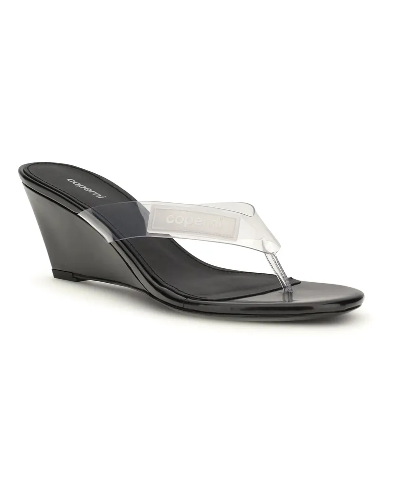 COPERNI Women's Wedge Flip-Flops Sandals Clear Pvc Clear