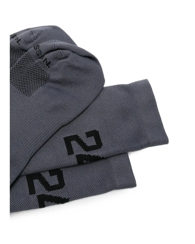REPRESENT Graph Ankle Socks — Gray Gray