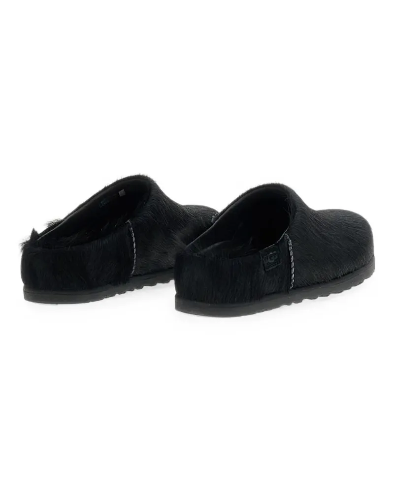 UGG Hair-On Calfskin Slipper — Black Black