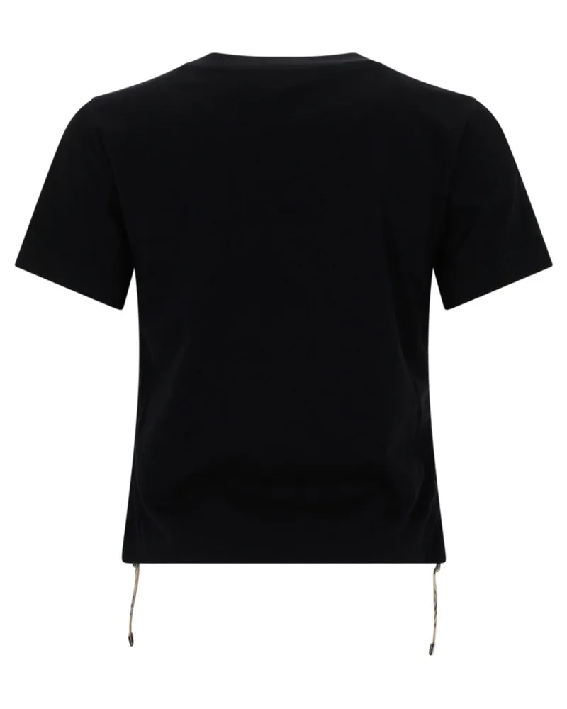 Burberry Festival Cotton T-Shirt — Black Black