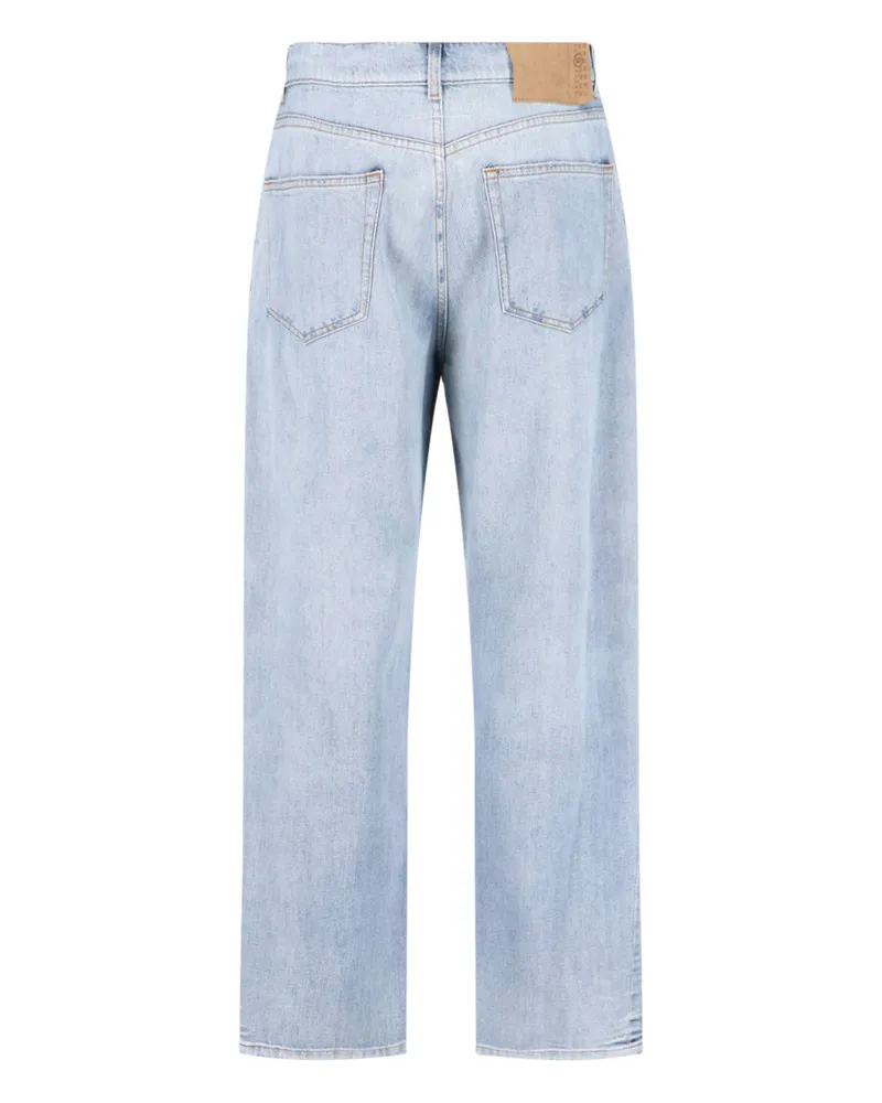 Maison Margiela Men's Jeans Blue Cotton Blue