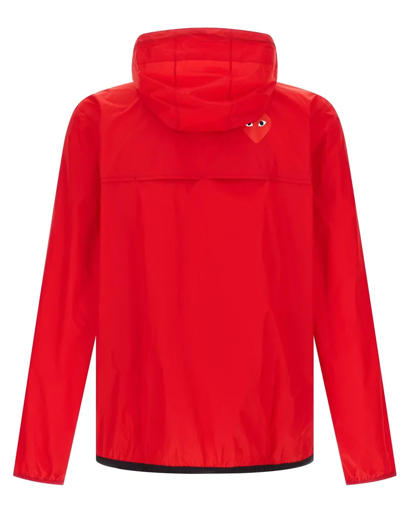 Comme des Garçons Waterproof Hooded Jacket — Red Red