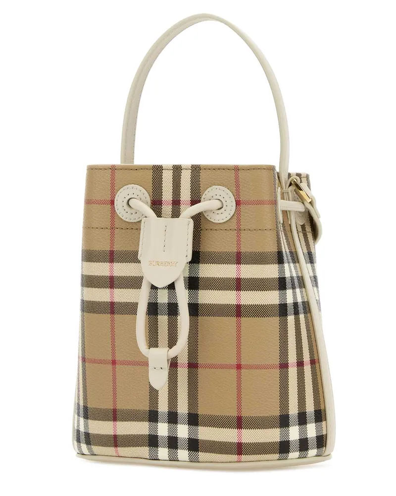 Burberry 8125133 B7348 Soap Borse A Secchiello Bag Beige