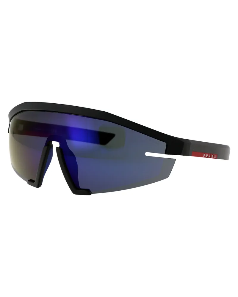 Prada Men's Sunglasses 0ps 03zs Matte Black Injected Black
