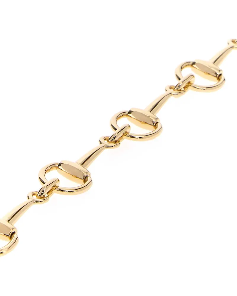 Gucci Horse Bit Chain Bracelet — Gold Gold