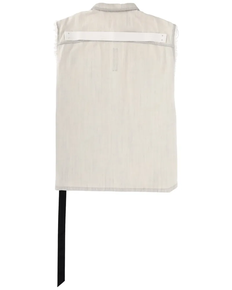 DRKSHDW by Rick Owens Cotton Jacket — White White