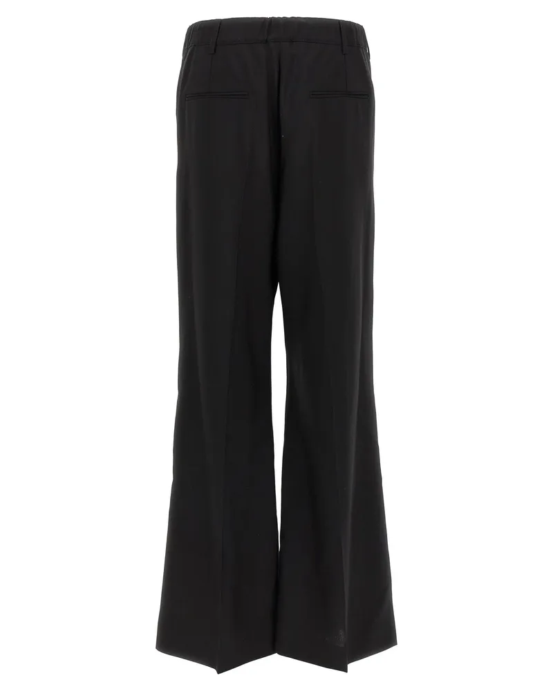 Marni Men's Black Virgin Wool Casual Pants Black