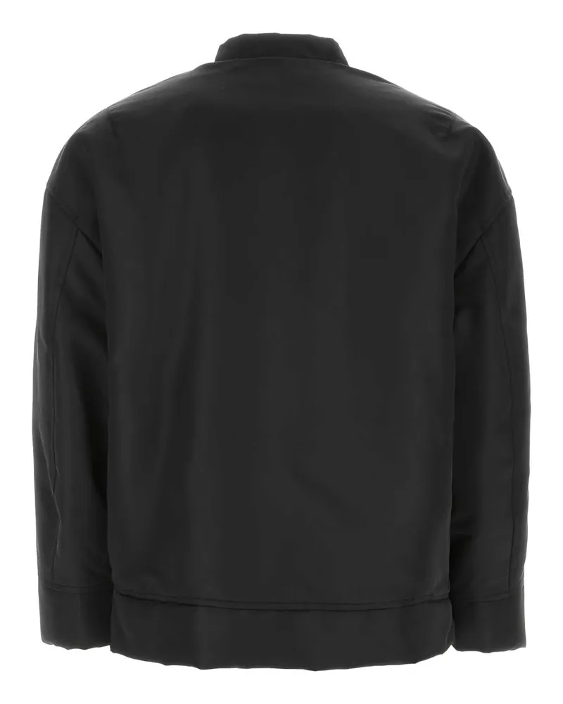 Valentino Garavani Men's Black Nylon Jacket 0no Exterior: Lining: Lamb Giubbini Black