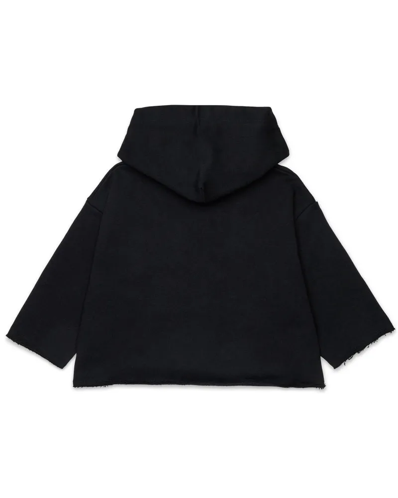 Maison Margiela Logo Cotton Sweatshirt — Black Black