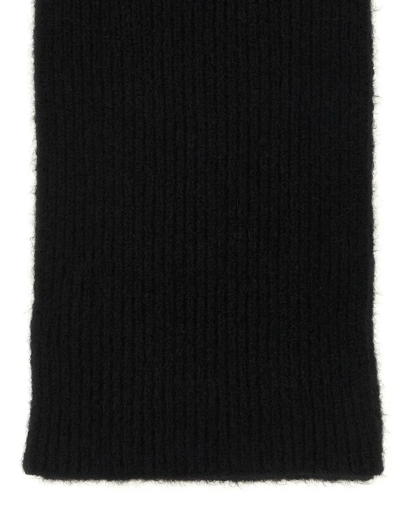 Dries van Noten Moyson Scarf — Black Black