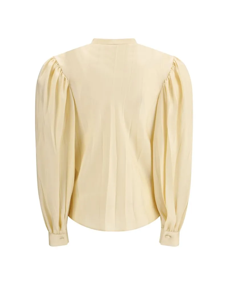 Gucci Women's Beige Silk Shirt Beige