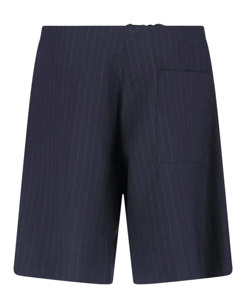 Kaptain Sunshine Men's Trousers Blue Wool Navy