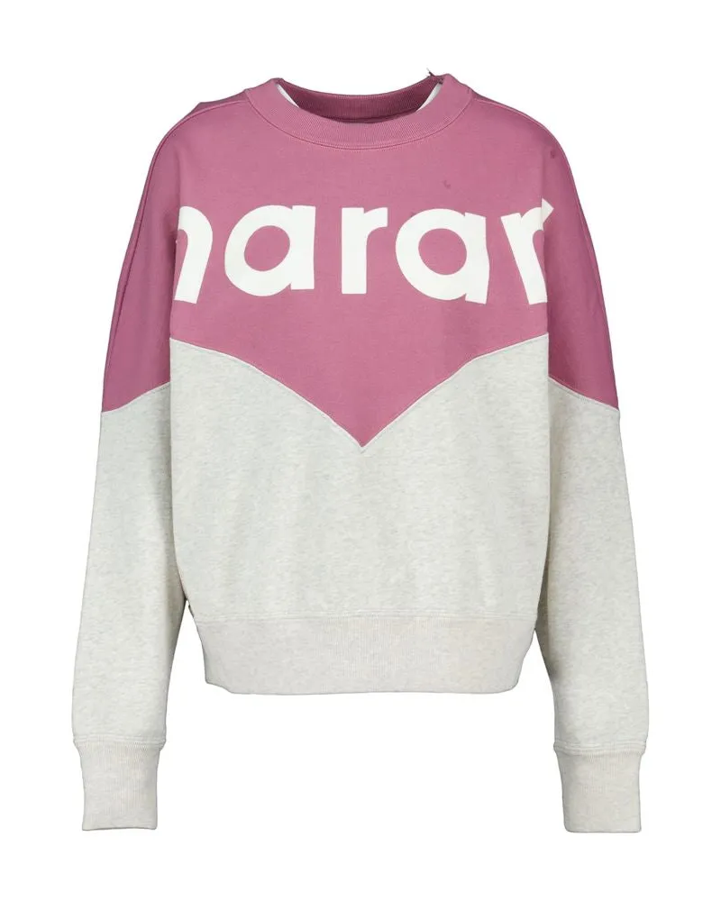 Isabel Marant Women's Houston Jumper -  Cotton Multicoloured Concept-Store Ready-To-Wear Mauve