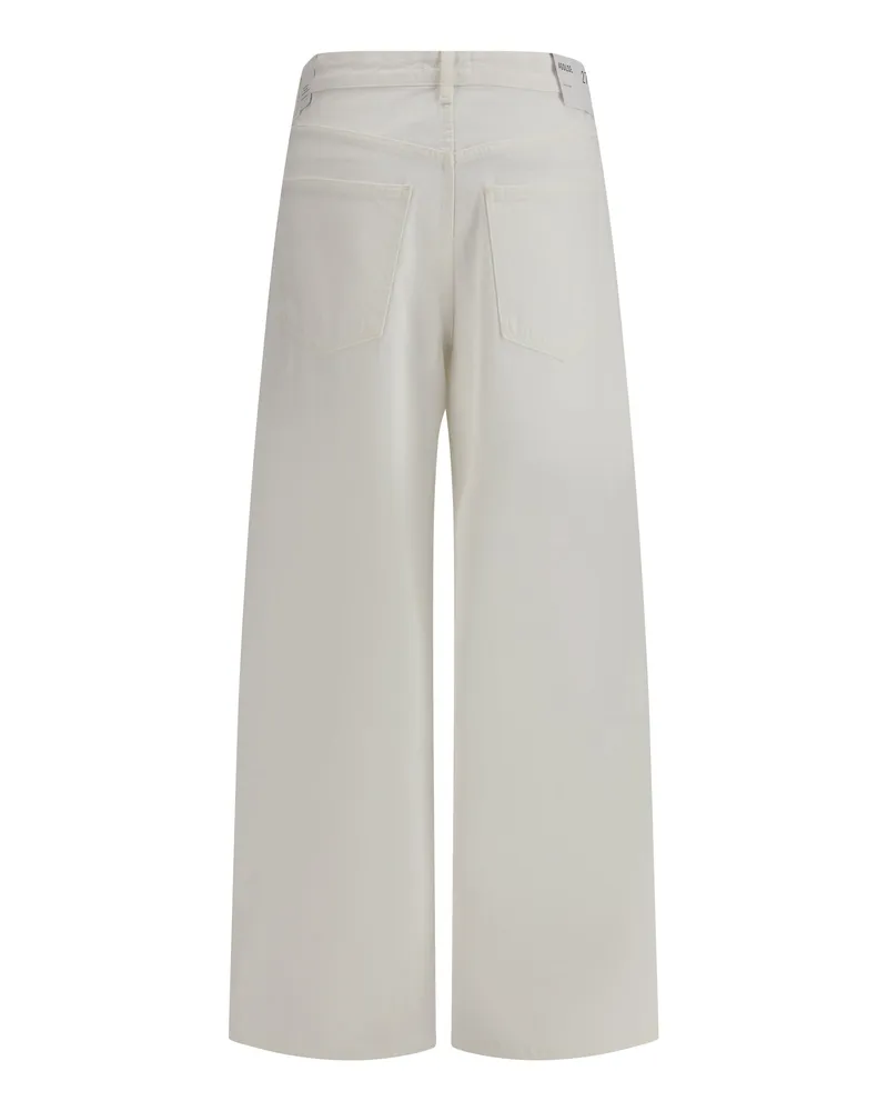 AGOLDE Women's Jeans Vana Fold Milkshake Cotton White